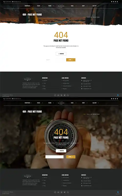 AllTerrain - 404 Error Page