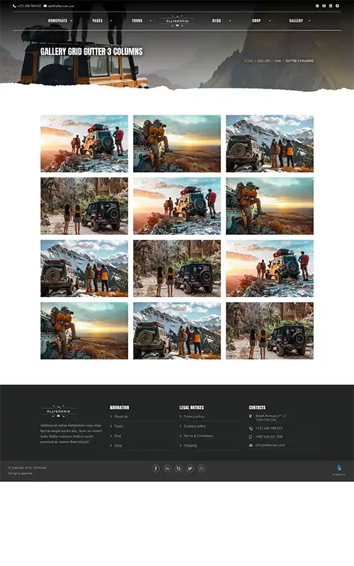 AllTerrain - Gallery Gutter 3 Columns