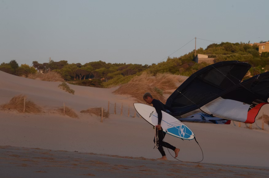 Kitesurf jump