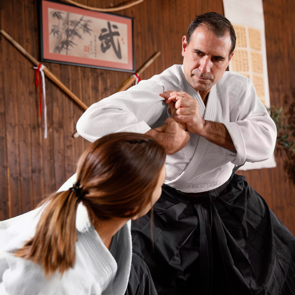 Adult martial arts training