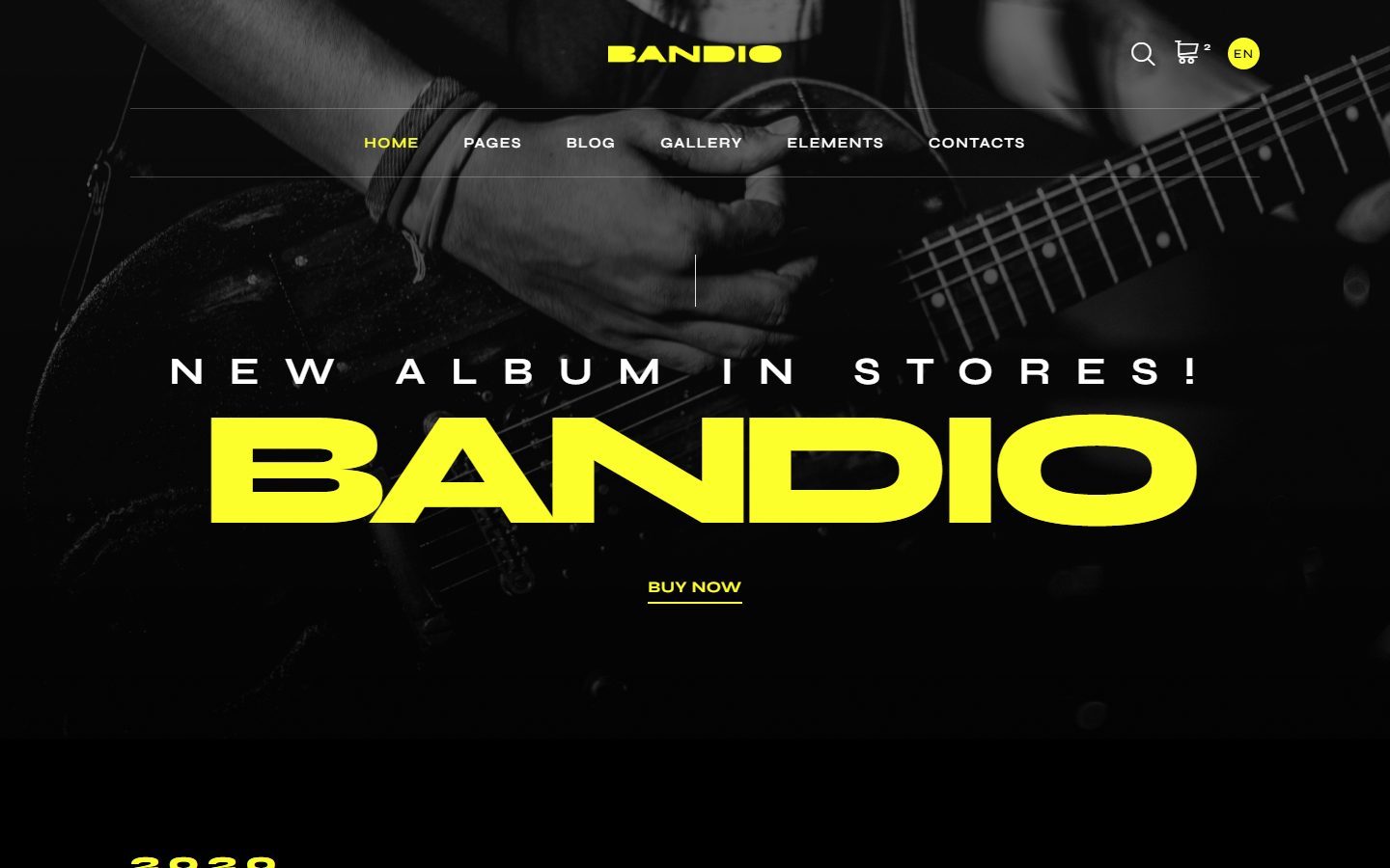 音乐巡演发布活动网站模板