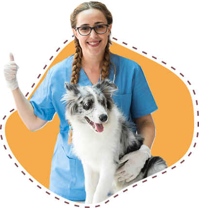 Woman with dog